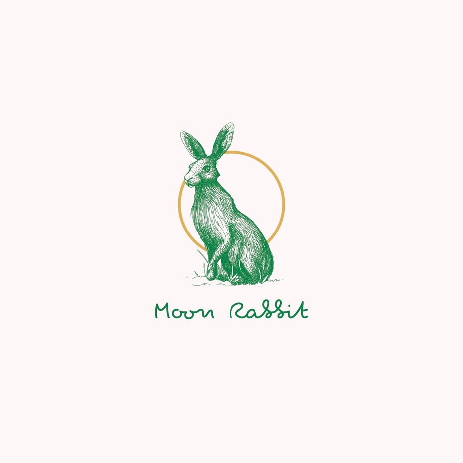 Script font for Moon Rabbit