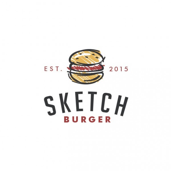 Sketch Burger  logo 