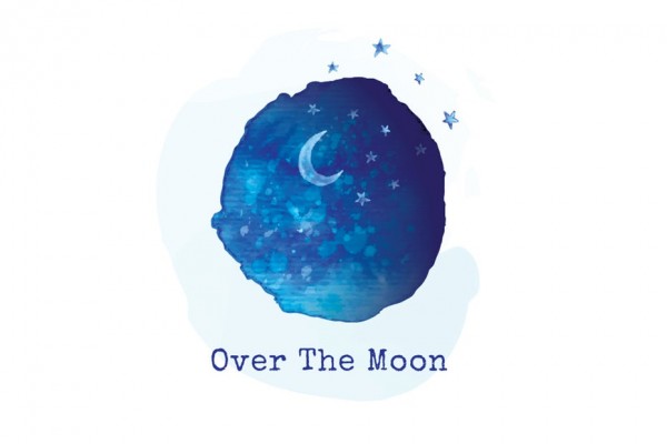 moon and night sky  logo 