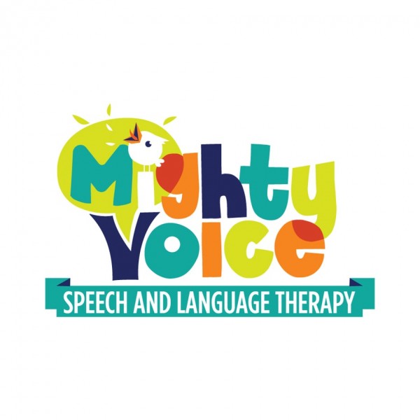 bold colorful mighty voice  logo 