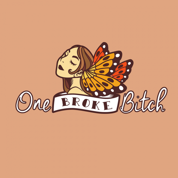 One Broke Bitch  logo 