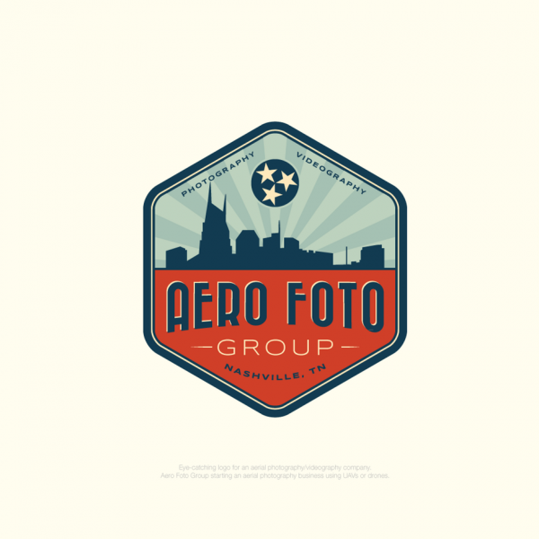 Photography  logo  with vintage font