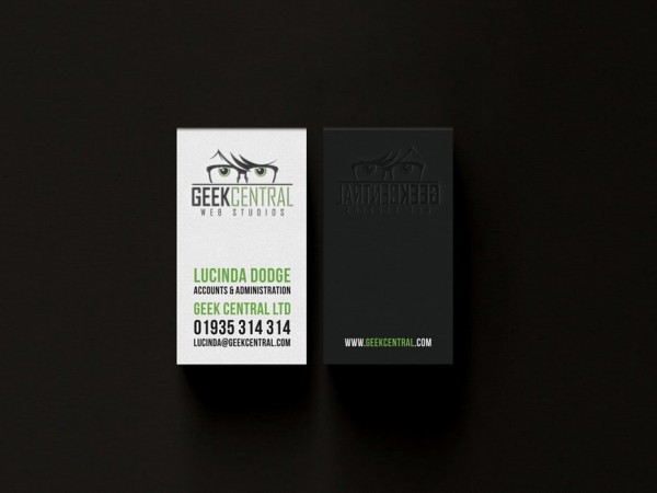 Geek Central Web Studios business card