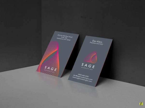 Sage Marketing business card