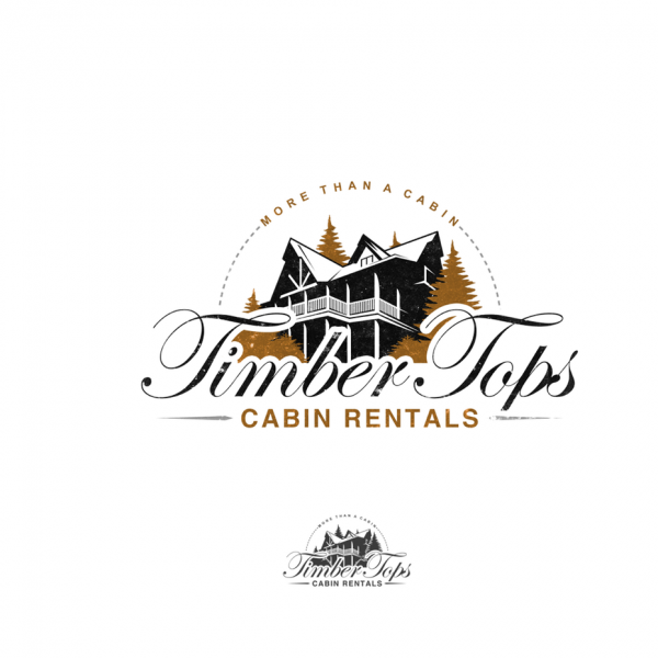  logo  design for Timber Tops Cabin Rentals