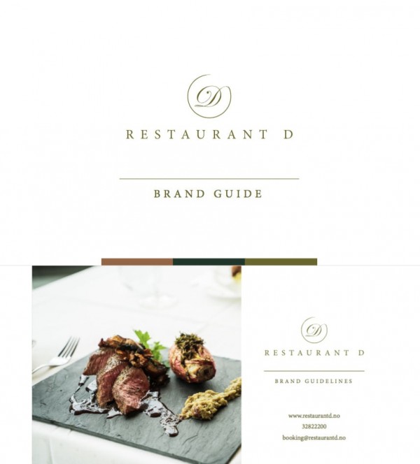 RESTAURANT D brand style guide