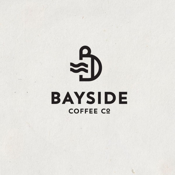 beach themed coffee company  logo  design