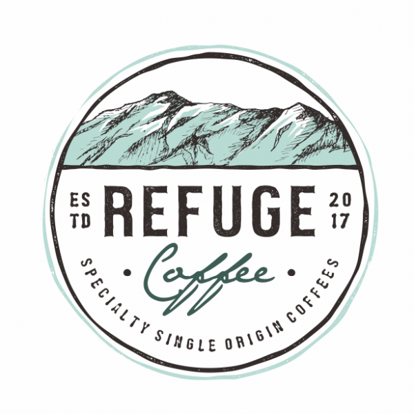 Refuge coffee  logo  design