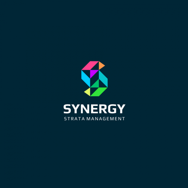 Synergy geometric  logo  design