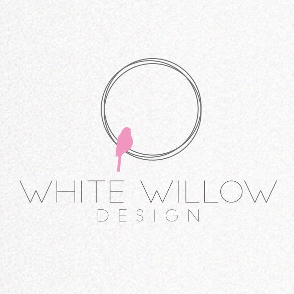 White Willow  logo  design