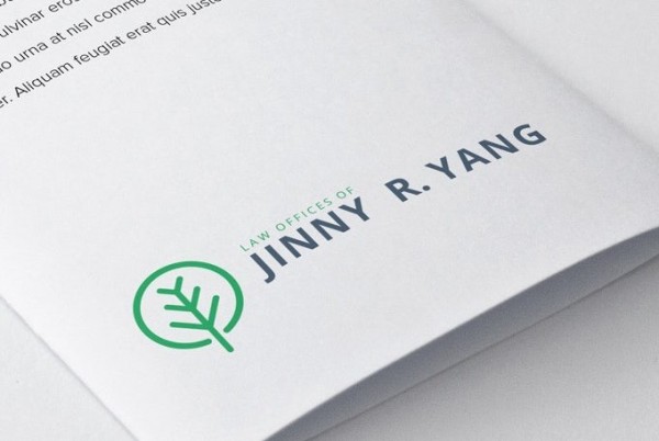 jinny yang tree simple business card