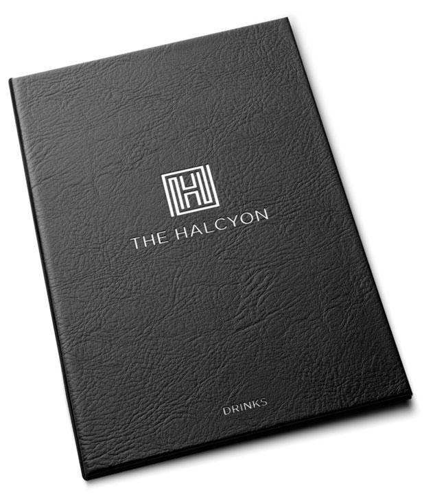 The Halcyon精品酒店vi設計，logo設計