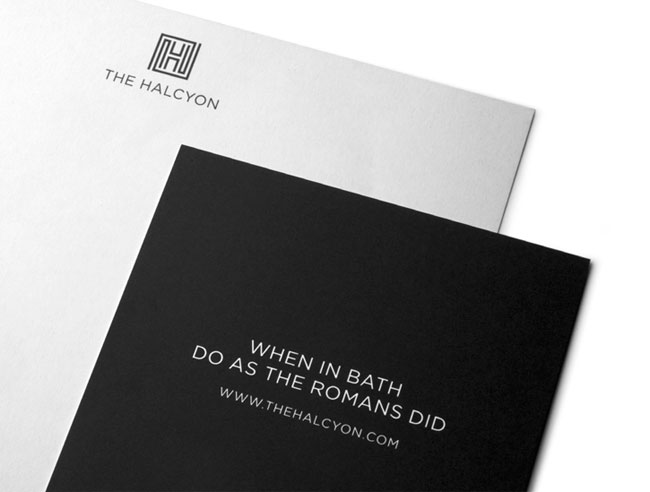 The Halcyon精品酒店vi設計，logo設計