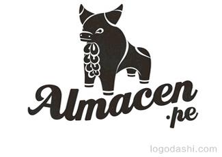 ALMACEN標志logo設計，品牌vi設計