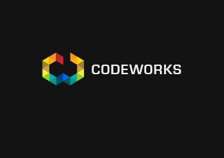 CODEWORKS標(biāo)志logo設(shè)計(jì)，品牌vi設(shè)計(jì)