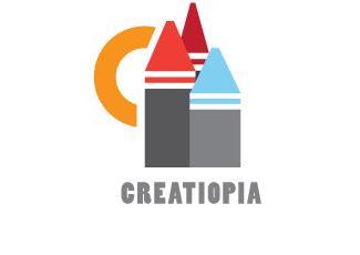 Creatiopia標志logo設計，品牌vi設計