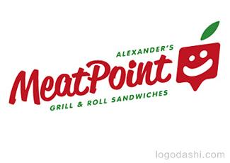 MeatPoint標志標志logo設計，品牌vi設計