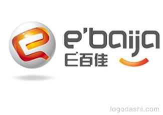 E百佳通訊標(biāo)志logo設(shè)計，品牌vi設(shè)計