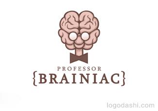 Brainiac怪物老男人形象標(biāo)識標(biāo)志logo設(shè)計，品牌vi設(shè)計