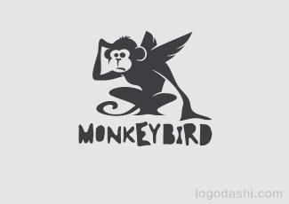 Monkeybird標志標志logo設(shè)計，品牌vi設(shè)計