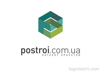 Postroi標志標志logo設計，品牌vi設計