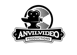 Anvilvideo電影制片廠標志logo設計，品牌vi設計