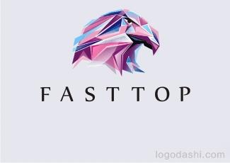 FASTTOP搜索引擎標(biāo)志標(biāo)志logo設(shè)計(jì)，品牌vi設(shè)計(jì)