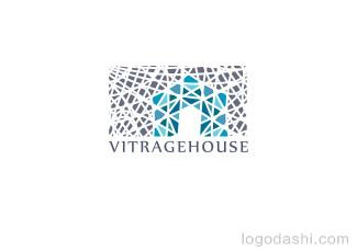 vitragehouse標(biāo)志標(biāo)志logo設(shè)計(jì)，品牌vi設(shè)計(jì)