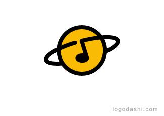 音樂星球標志logo設計，品牌vi設計