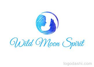 WildMoonSpirit標(biāo)志logo設(shè)計，品牌vi設(shè)計