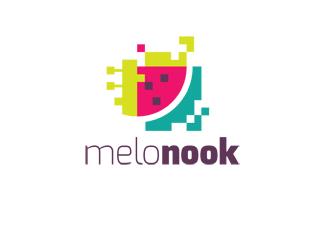 melonook標志logo設計，品牌vi設計