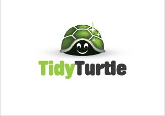 TidyTurtle烏龜標(biāo)志logo設(shè)計(jì)，品牌vi設(shè)計(jì)