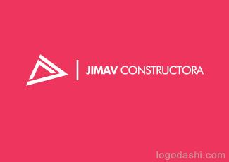 JIMAV建筑商標標志logo設計，品牌vi設計