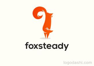 Foxsteady商標(biāo)標(biāo)志logo設(shè)計，品牌vi設(shè)計