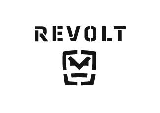 REVOLT標志logo設計，品牌vi設計