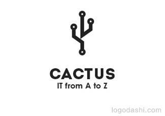 CACTUS商標(biāo)標(biāo)志logo設(shè)計(jì)，品牌vi設(shè)計(jì)