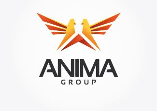 ANIMA物流集團標志logo設計，品牌vi設計