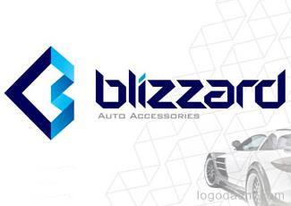 Blizzard進行汽車用品標(biāo)志logo設(shè)計，品牌vi設(shè)計