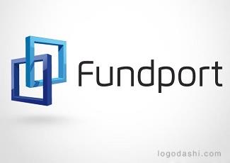 Fundport標(biāo)志標(biāo)志logo設(shè)計(jì)，品牌vi設(shè)計(jì)