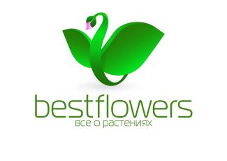 bestflowers鮮花店標(biāo)志logo設(shè)計(jì)，品牌vi設(shè)計(jì)