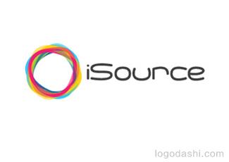 ISOURCE商標標志logo設計，品牌vi設計