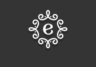 e字母圖標(biāo)標(biāo)志logo設(shè)計(jì)，品牌vi設(shè)計(jì)